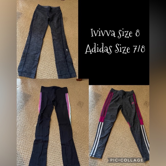 Athletic Pants (Ivivva & Adidas) - Picture 1 of 1